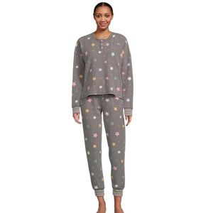 PJ SALVAGE Ski Jammie Classics Starlight
Starbright Charcoal PJ Set